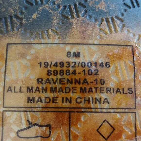 Pierre Dumas Ravenna, women's 8M  two tone brown lace up zip up boots, 2" heels - Picture 4 of 16